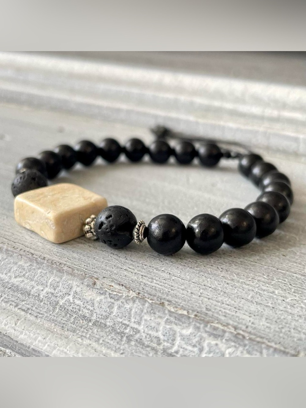 Handmade beaded Mala bracelet